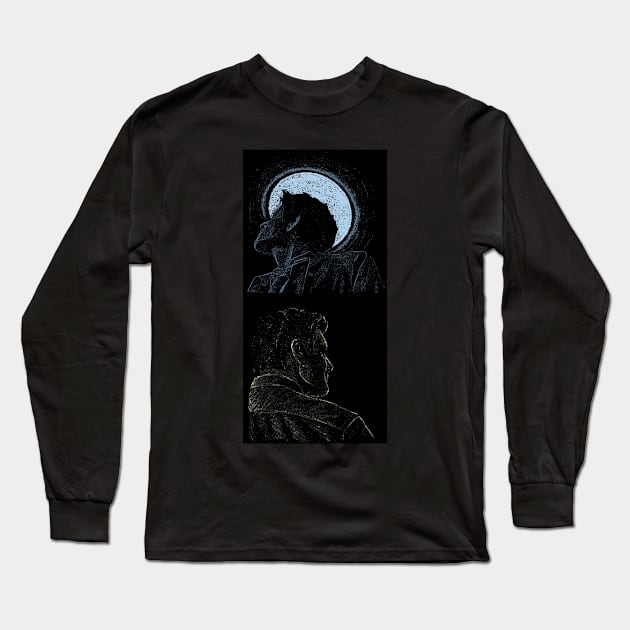 The Angel and The Righteous Man (pt. I) Long Sleeve T-Shirt by keyboard cowboy